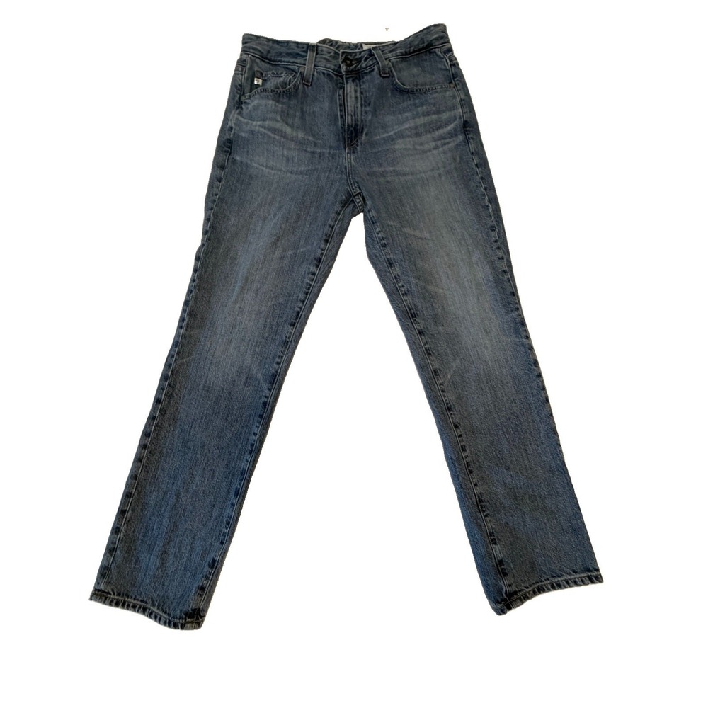 AG Adriano Goldschmied Saige Jeans Women's 29 High Rise Straight Crop Blue